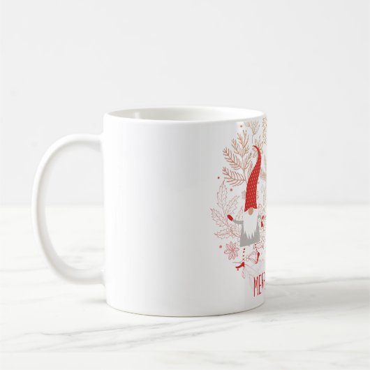Gnomes Merry Christmas Kaffeetasse (Links)