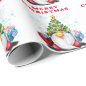 Gnomes mit Geschenkpapier (Rolleneckpunkt)