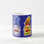 Gnomes mit vier Stallquilts der Saison Kaffeetasse (Mittel)