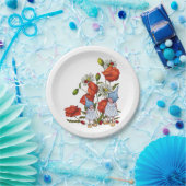 Gnomes: Mohnblumen, Gänseblümchen, Marienkäfer, Pappteller (Party)