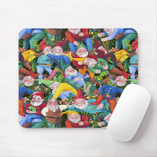 Gnomes Mousepad (Mit Mouse)