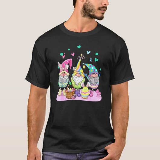 Gnomes Niedlich Ester Egg Apparel Osterfamilie Ma T-Shirt (Vorderseite)