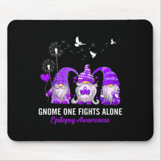 Gnomes One Fights Epilepsy Awareness Alone Epileps Mousepad
