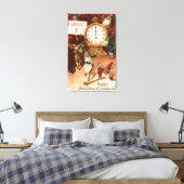 Gnomes Partying rund um eine Uhr Leinwanddruck (Insitu (Schlafzimmer))