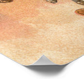 Gnomes Partying rund um eine Uhr Poster (Ecke)