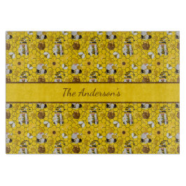 Gnomes Personalisiert Gelbe Sonnenblumen Bienen Ho Schneidebrett