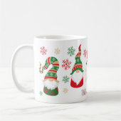 Gnomes Personalisiert Weihnachten Kaffeetasse (Links)