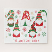 Gnomes Personalisiert Weihnachten Puzzle (Horizontal)
