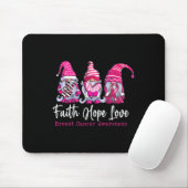Gnomes Pink Krieger Glaube Hoffnung Liebe Brustkre Mousepad (Mit Mouse)