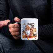 Gnomes & Pumpkin Spice Latte Hallo Fall Kaffeetasse