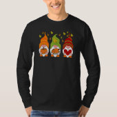 Gnomes Pumpkin Turkey Thanksgiving Day Cute Fall A T-Shirt (Vorderseite)