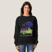 Gnomes Riding Truck Cyclisches Erbrechen Syndrom A Sweatshirt (Vorne ganz)