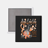 Gnomes Rsd Crps Awareness Hope Liebe Cure Fighter Magnet (Vorderseite/Rückseite)