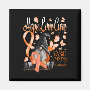 Gnomes RSD CRPS Awareness Hope Liebe Cure Fighter Magnet