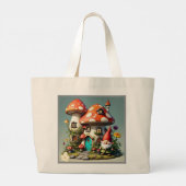 "Gnome's Secret Garden" Jumbo Stoffbeutel (Rückseite)