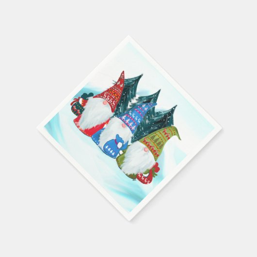 Gnomes Serviette (Ecke)