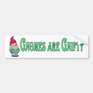 Gnomes sind Gnifty! Autoaufkleber