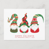 Gnomes skandinavisches Niedliches Weihnachten (Vorderseite)