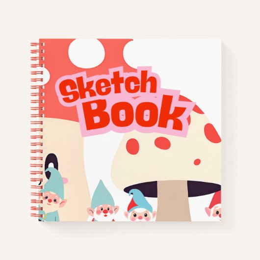 Gnomes Sketchbook Notizblock (Vorderseite)