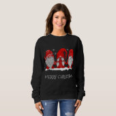 Gnomes Snowy Red Holiday Outfits Christmas Gnomes Sweatshirt (Vorne ganz)