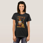 Gnomes Thanksgiving Pumpkin Is Spice of Life Women T-Shirt (Vorne ganz)