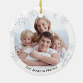 Gnomes The JEAR BLEIBE WIR ZUHAUSE Foto Personalis Keramik Ornament (Hinten)