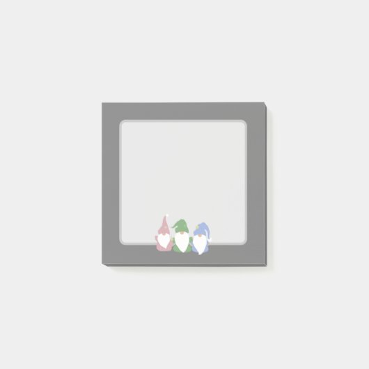 Gnomes Three Post-it Klebezettel (Vorderseite)