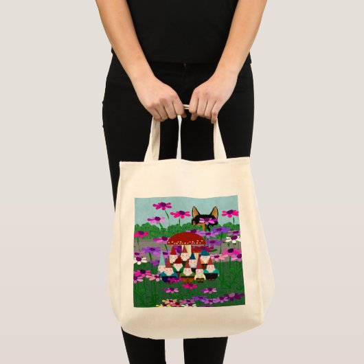 Gnomes Tote Bag Tragetasche (Vorderseite (Produkt))