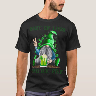 Gnomes trinken Saint Patricks schüttelt Ihr Leben T-Shirt