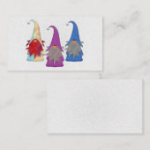 Gnomes Trio Business Card Visitenkarte (Vorne/Hinten)