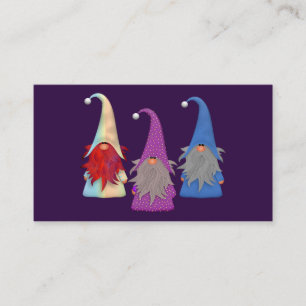 Gnomes Trio Business Card Visitenkarte