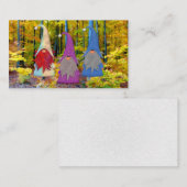 Gnomes Trio Business Card Visitenkarte (Vorne/Hinten)