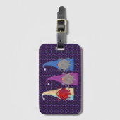 Gnomes Trio Gepäcktag Gepäckanhänger (Vorderseite Vertikal)