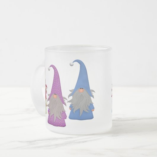 Gnomes Trio Mattiert Glass Tasse (Vorderseite Links)