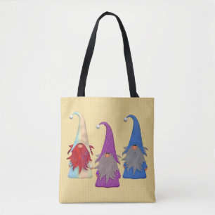 Gnomes Trio Tote Bag Tasche