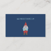 Gnomes und Blume Custom Garden Center Visitenkarte (Rückseite)