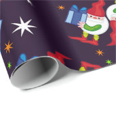 Gnomes und Geschenke Geschenkpapier (Rolleneckpunkt)