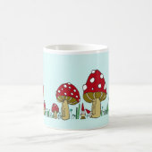 Gnomes und Pilz-Tasse Kaffeetasse (Mittel)