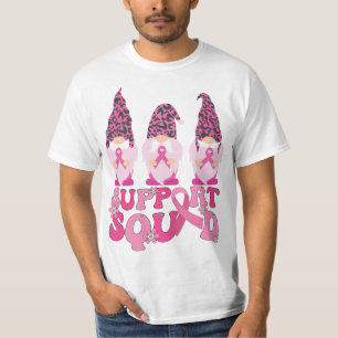Gnomes unterstützen Squad Brustkrebs-Bewusstsein T-Shirt