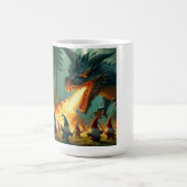 Gnomes vs Dragon Kaffeetasse (Mittel)