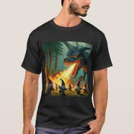 Gnomes vs Dragon T-Shirt