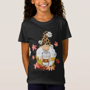 Gnomes Wearing Leopard Hat Erntedank Vibes Pump T-Shirt