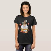 Gnomes Wearing Leopard Hat Erntedank Vibes Pump T-Shirt (Vorne ganz)