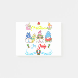 Gnomes Weihnachten im Juli Sommer Funny Post-it Klebezettel