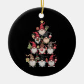 Gnomes Weihnachtsbaum Funny Xmas Feiertage Keramik Ornament (Vorne)