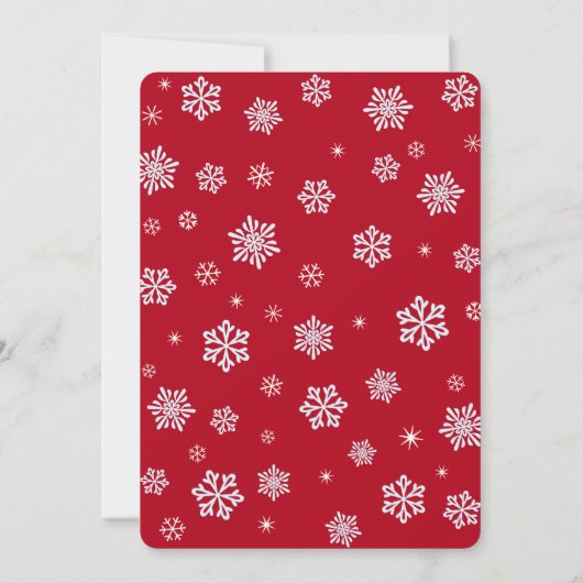 Gnomes Weihnachtsfeier Niedlicher Spaß Einladung (Rückseite)