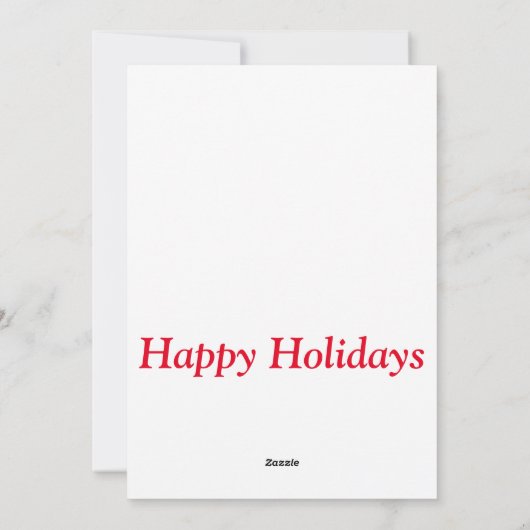 Gnomes Weihnachtskarte Feiertagskarte (Rückseite)