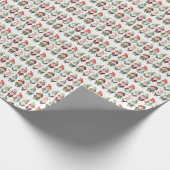 Gnomes Weihnachtskleiden Geschenkpapier (Ecke)