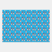 Gnomes Wrapping Paper Flat Sheet Set 3 Geschenkpapier Set (Vorderseite 3)