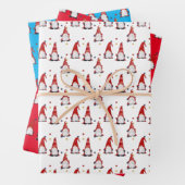 Gnomes Wrapping Paper Flat Sheet Set 3 Geschenkpapier Set (Beispiel)